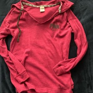 Victoria Secret Pink pullover with hood